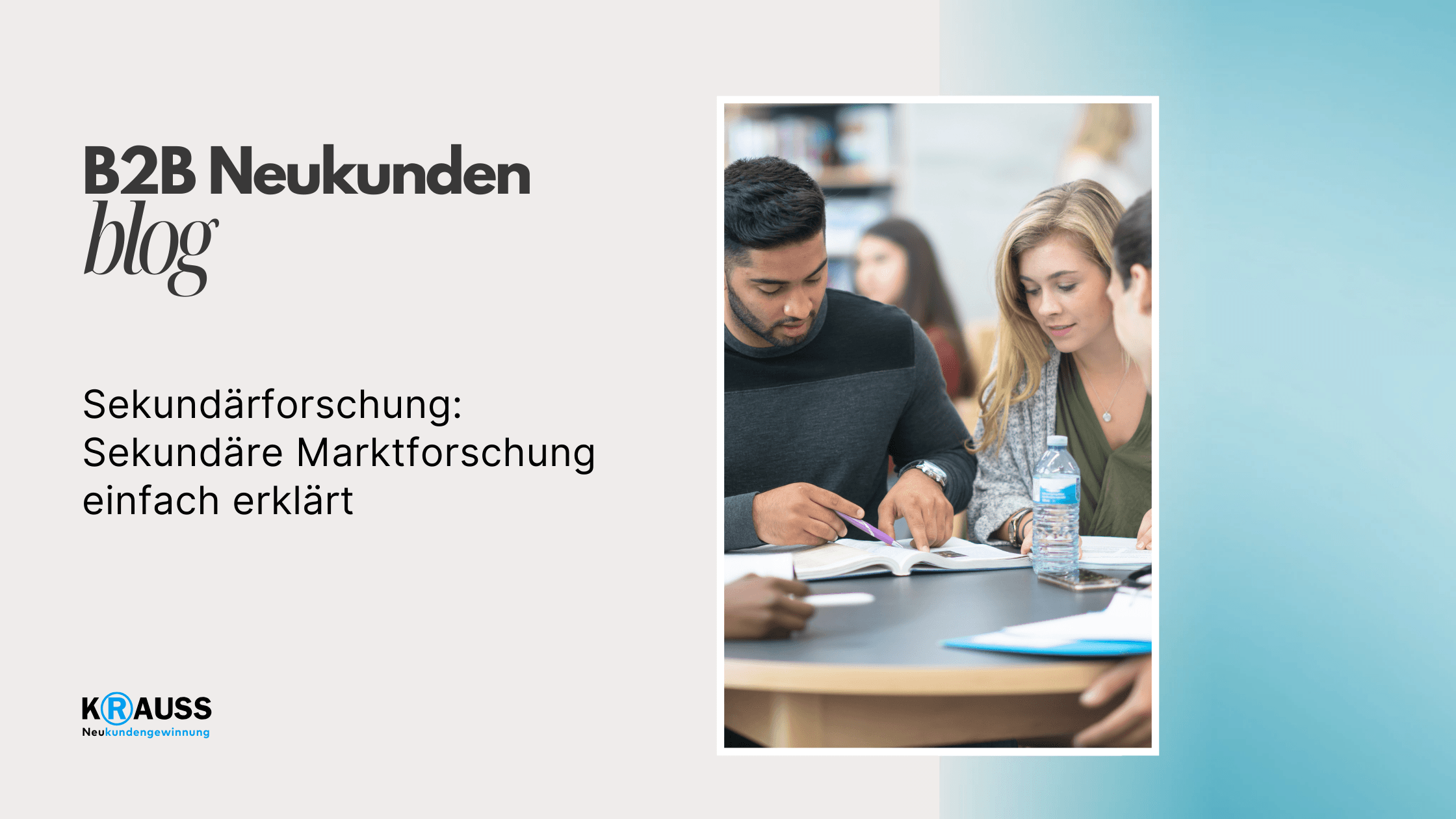 Sekundärforschung: Sekundäre Marktforschung einfach erklärt