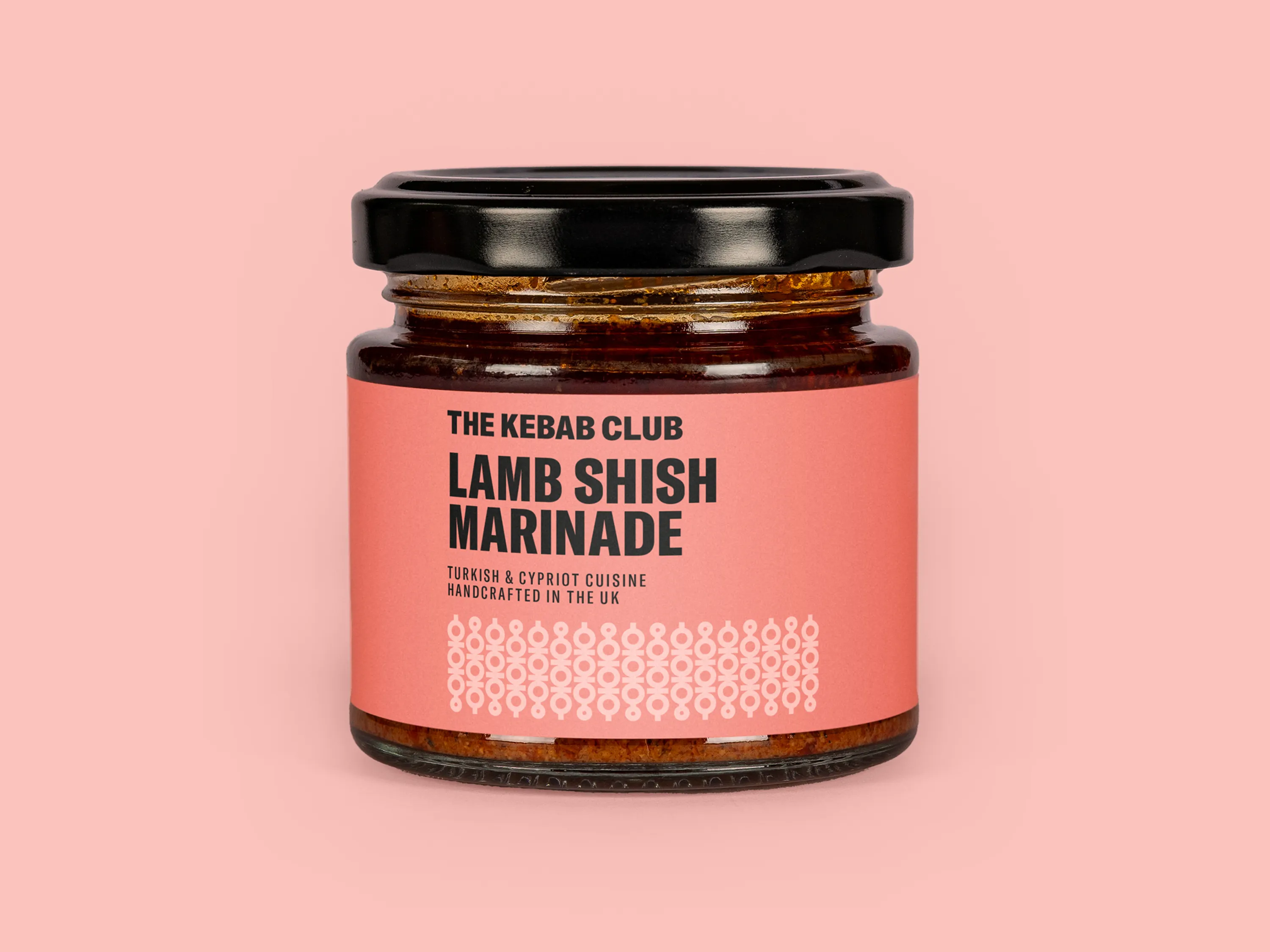 A jar of The Kebab Club Lamb Shish Marinade