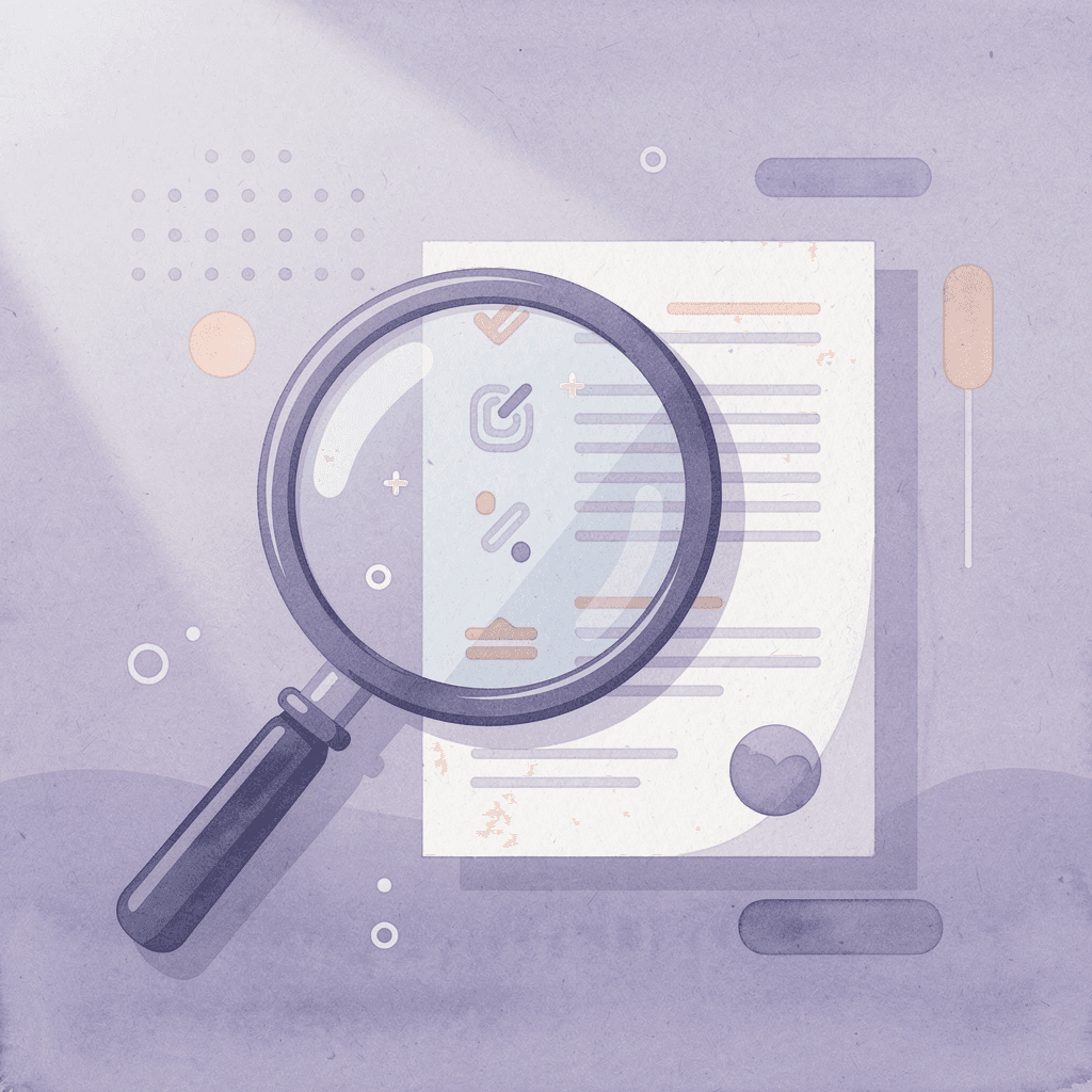Magnifying glass examining financial documents for data-driven analysis - Liquidation vs Bankruptcy