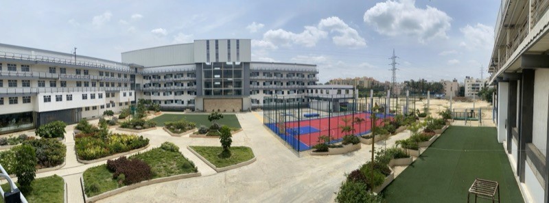 NCFE CV Raman Nagar campus building and sports field