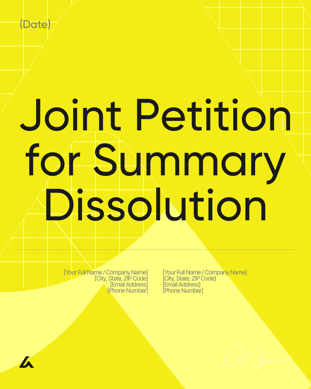 Joint Petition for Summary Dissolution