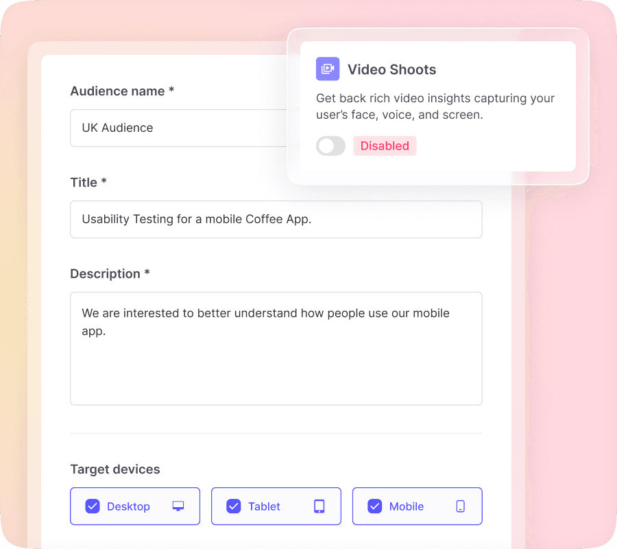Supported integrations with popular design and prototyping tools like Figma and Sketch.