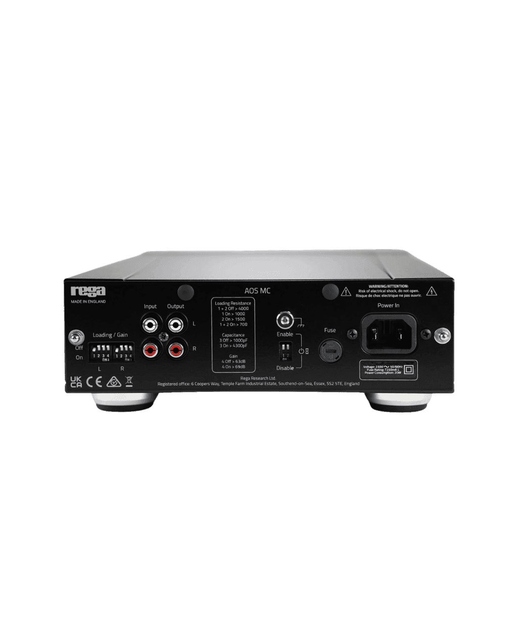 Rega AOS MC back  - LE STUDIO HIFI 