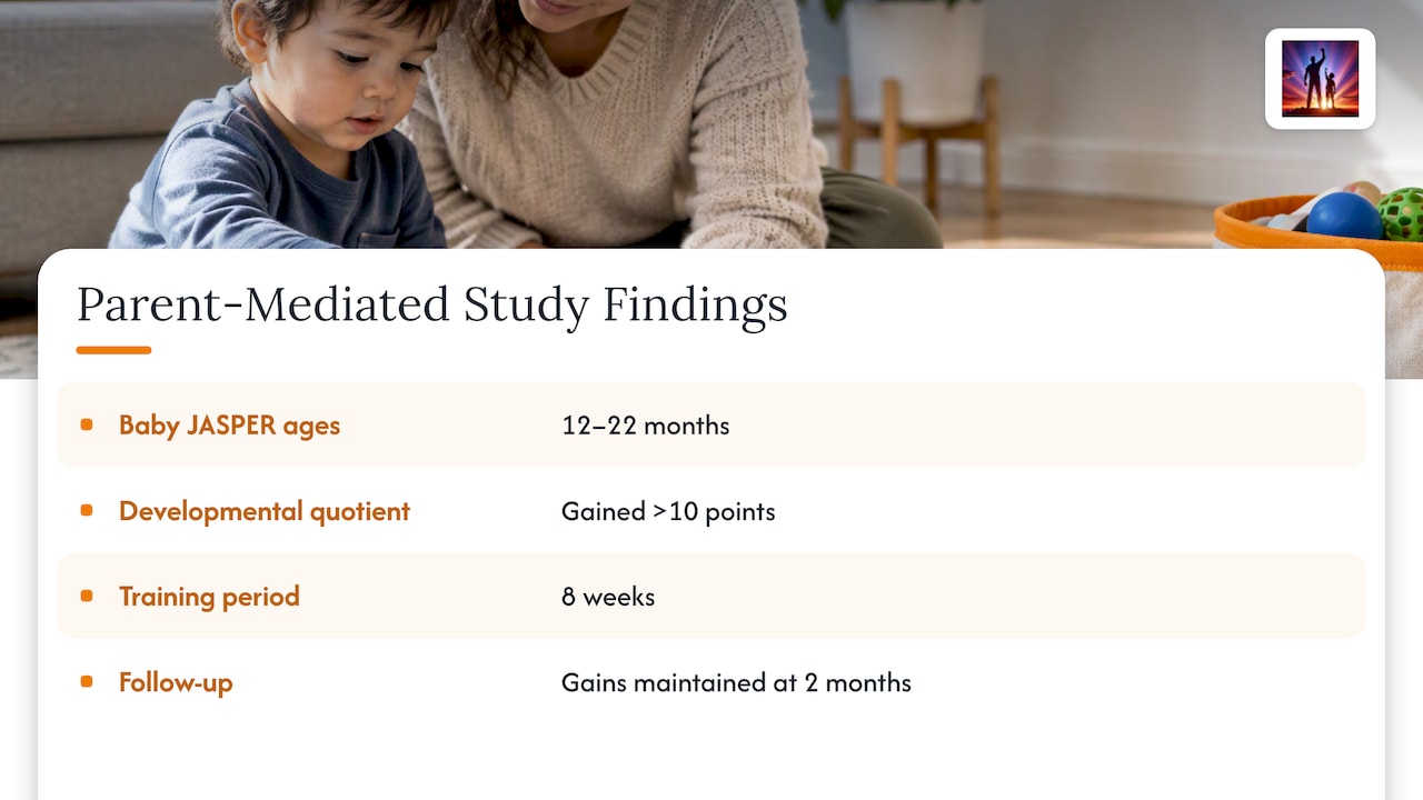 Why parent-mediated approaches matter — overview diagram