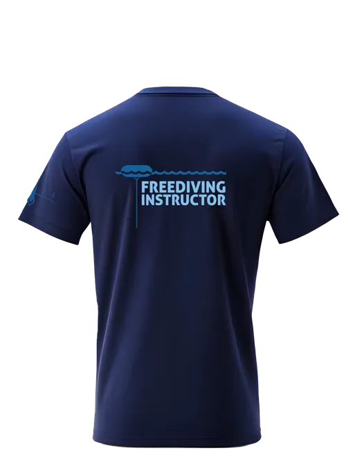 Blue ocean freedivers instructor tshirt