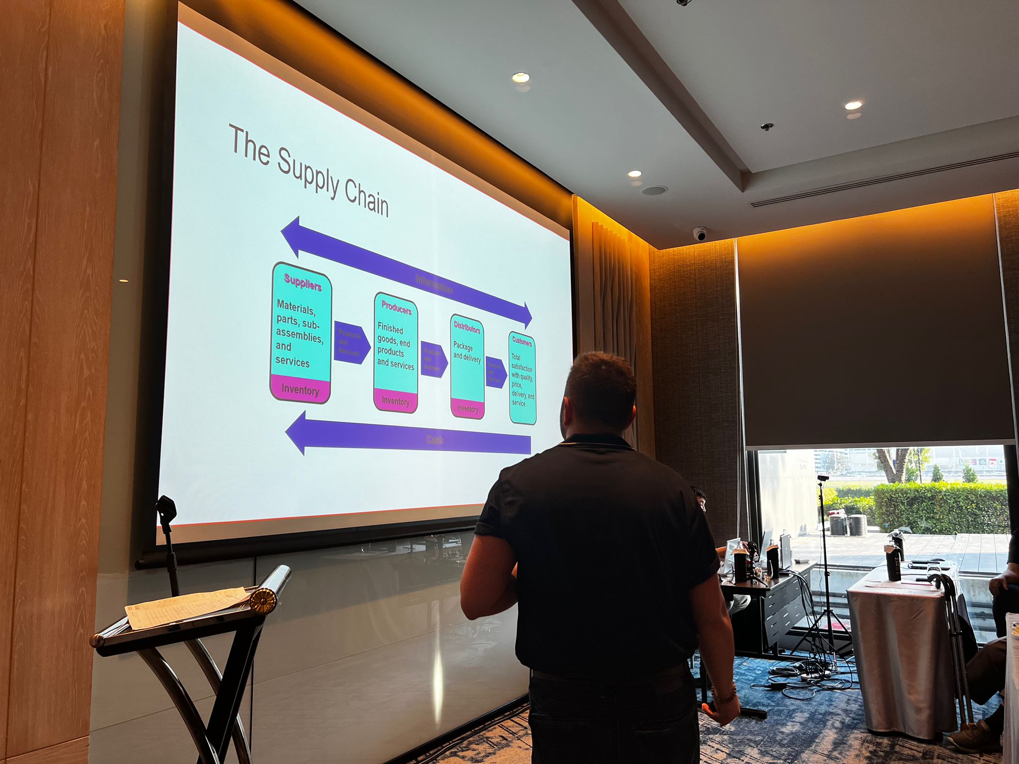 Akaliko staff presenting procurement strategy