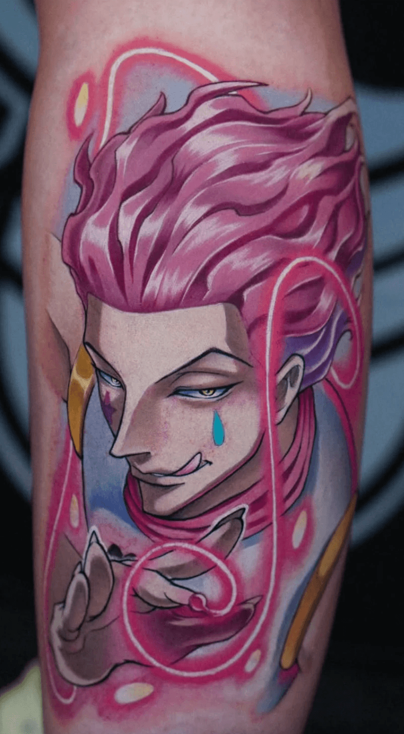 Hisoka Hunter x Hunter tattoo by Davide Setta in Phoenix Arizona