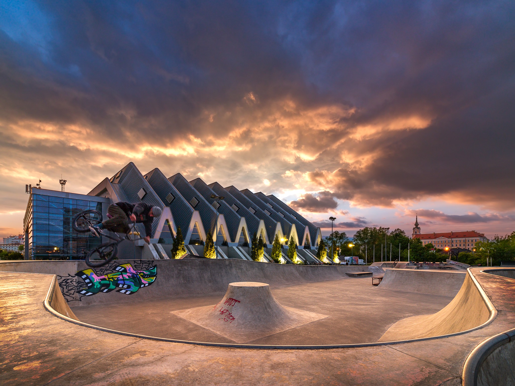 Skatepark & Popdromie, autor Mateusz Głuszek, Rzeszów, woj. podkarpackie