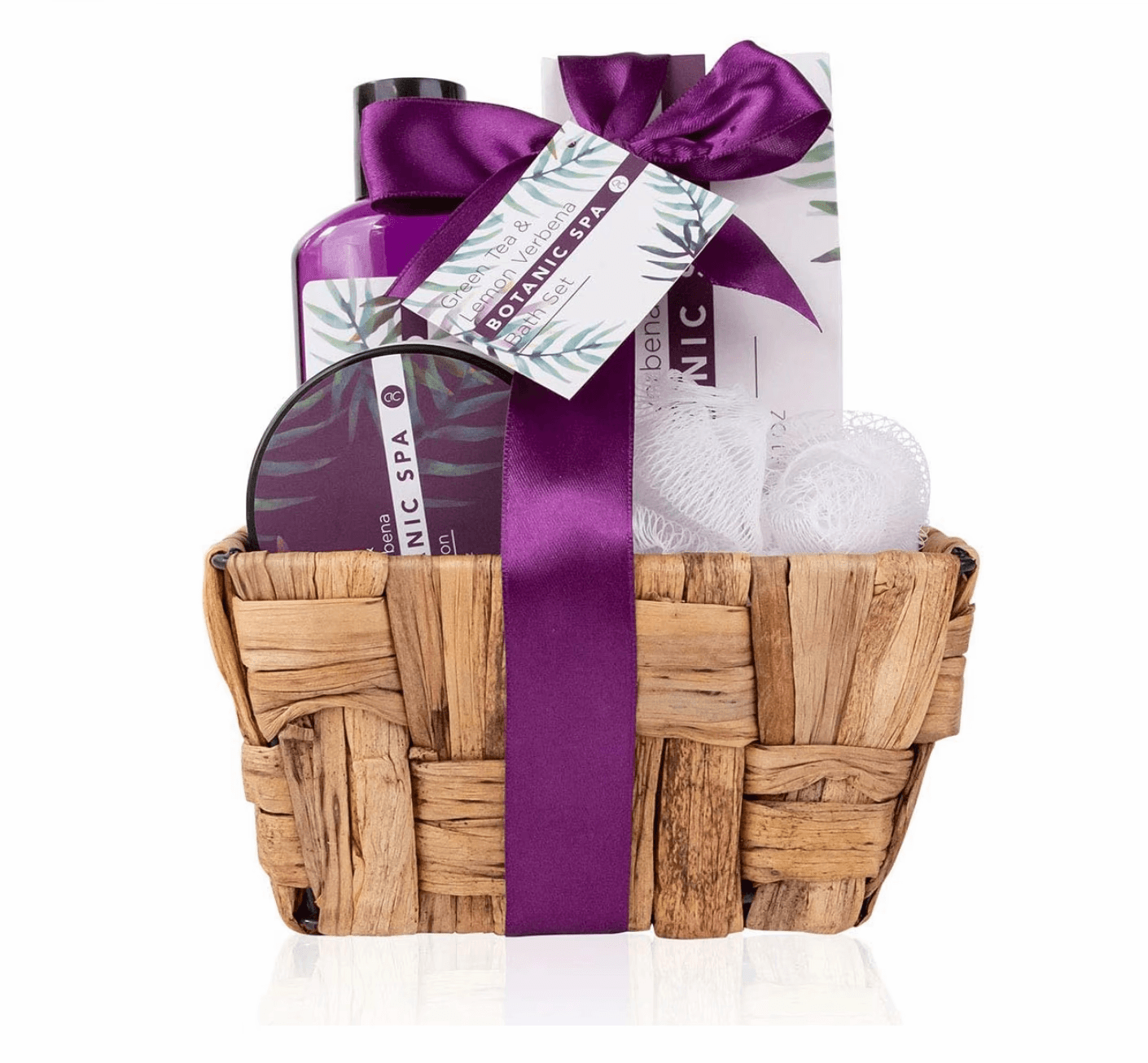 Accentra Botanic Spa Women's Bath Set in Seagrass Basket