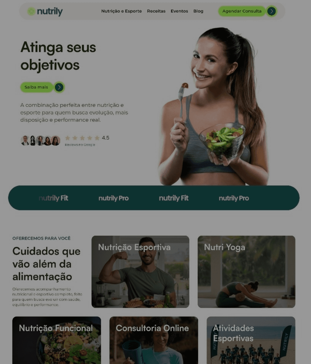 Mockup de site weblin