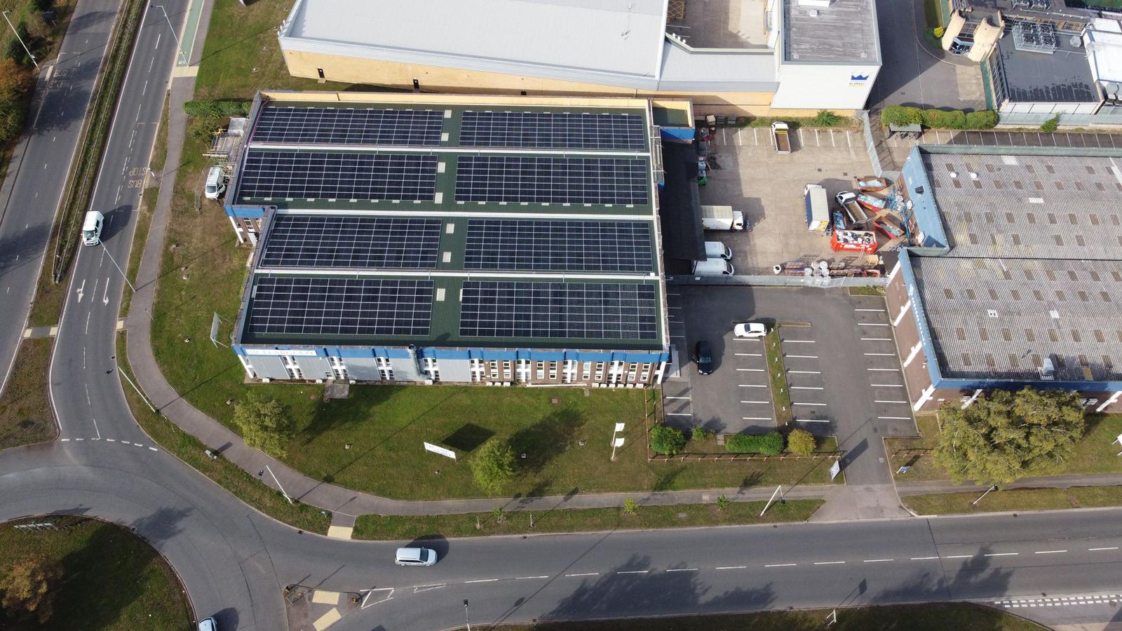 a person working on a solar panel