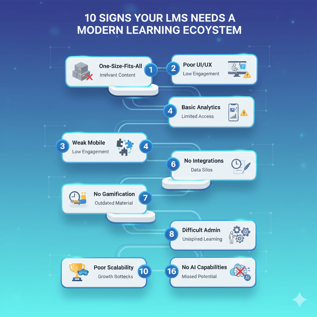 10 Signs Your LMS Needs a Modern Learning Ecosystem