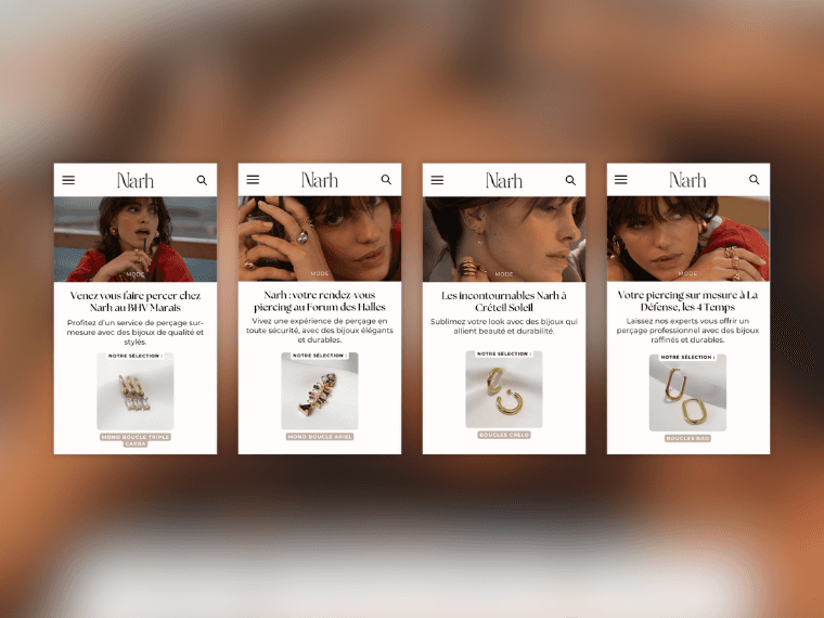 création de contenu by designer studio