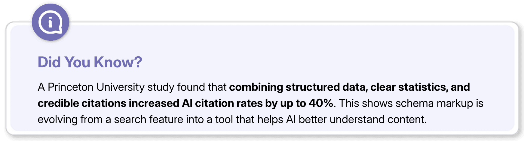 Princeton study findings on AI citation rates.