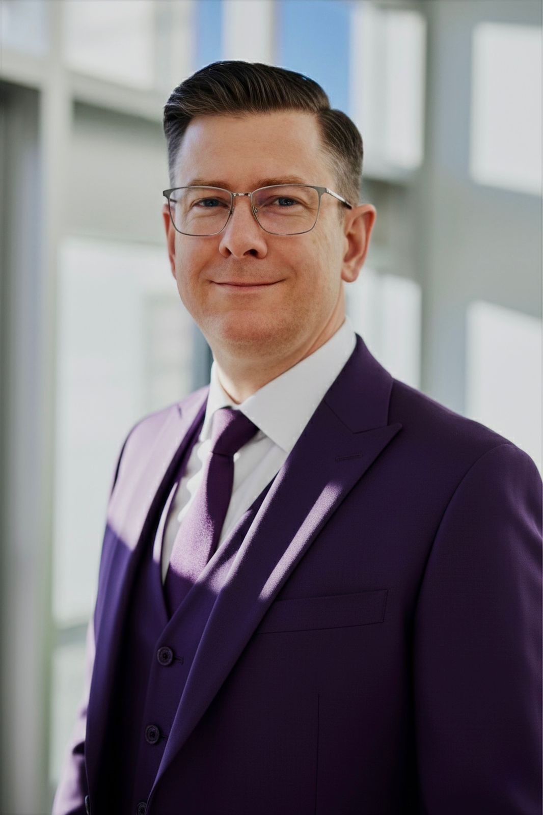 Man assistent of Frame on focus 