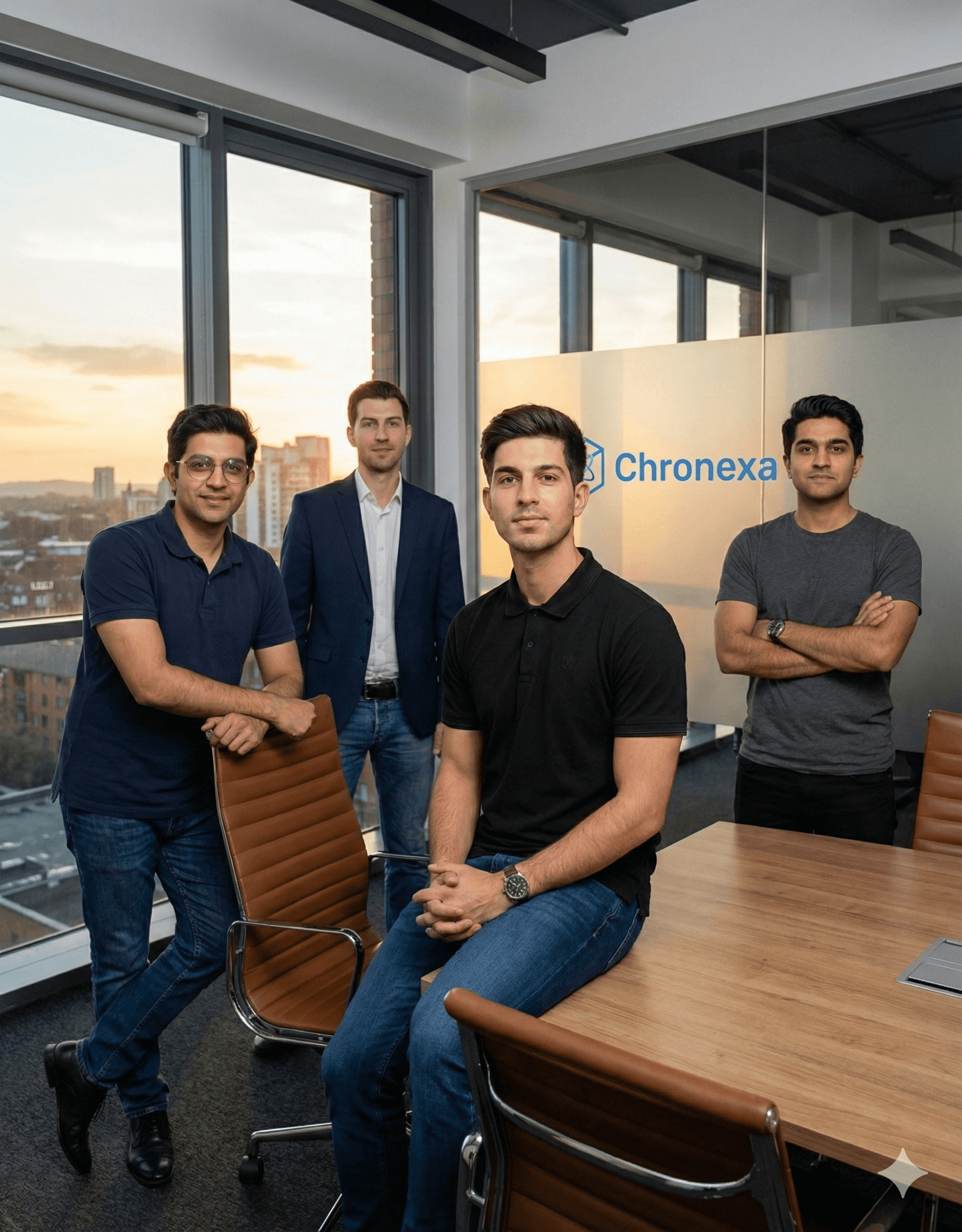 a man sitting in front of a laptop computer