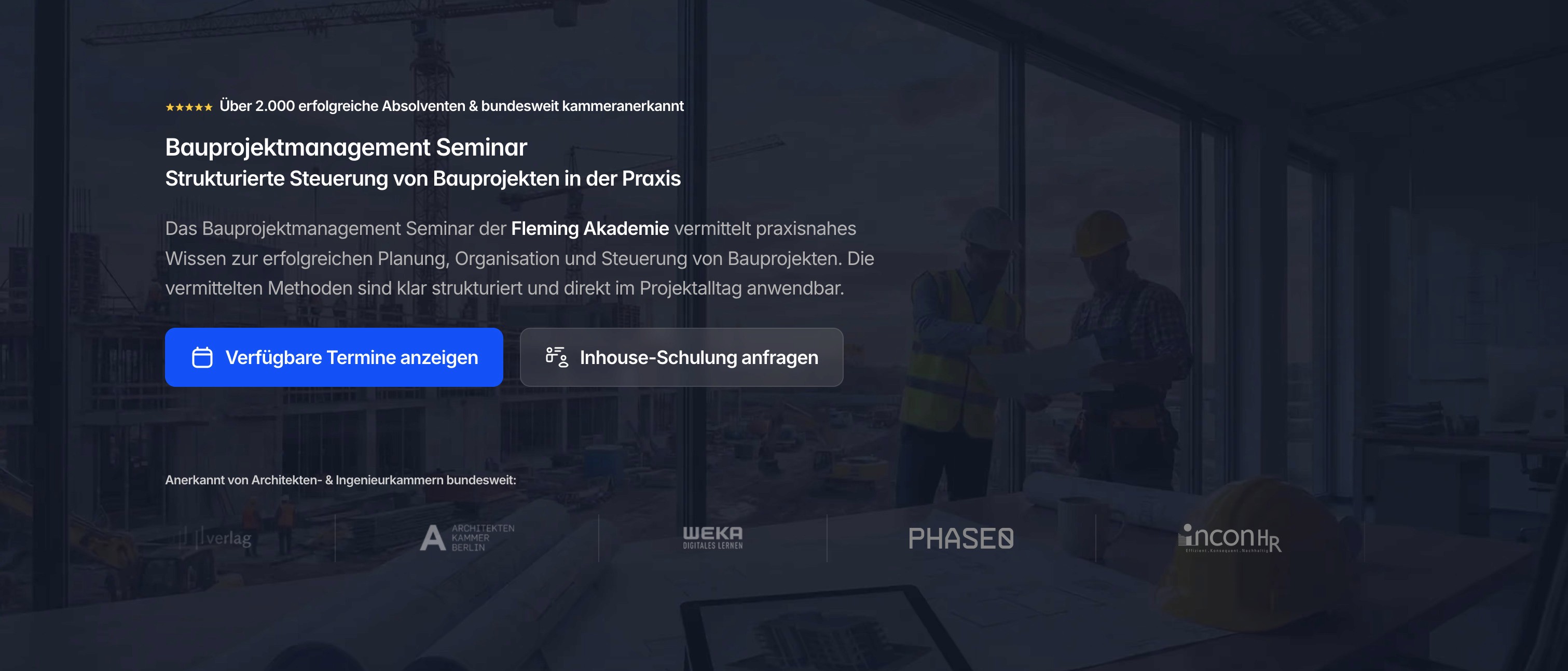 Bauprojektmanagement-Seminar-Bau-Projektmanagement-Projektsteuerung-AHO