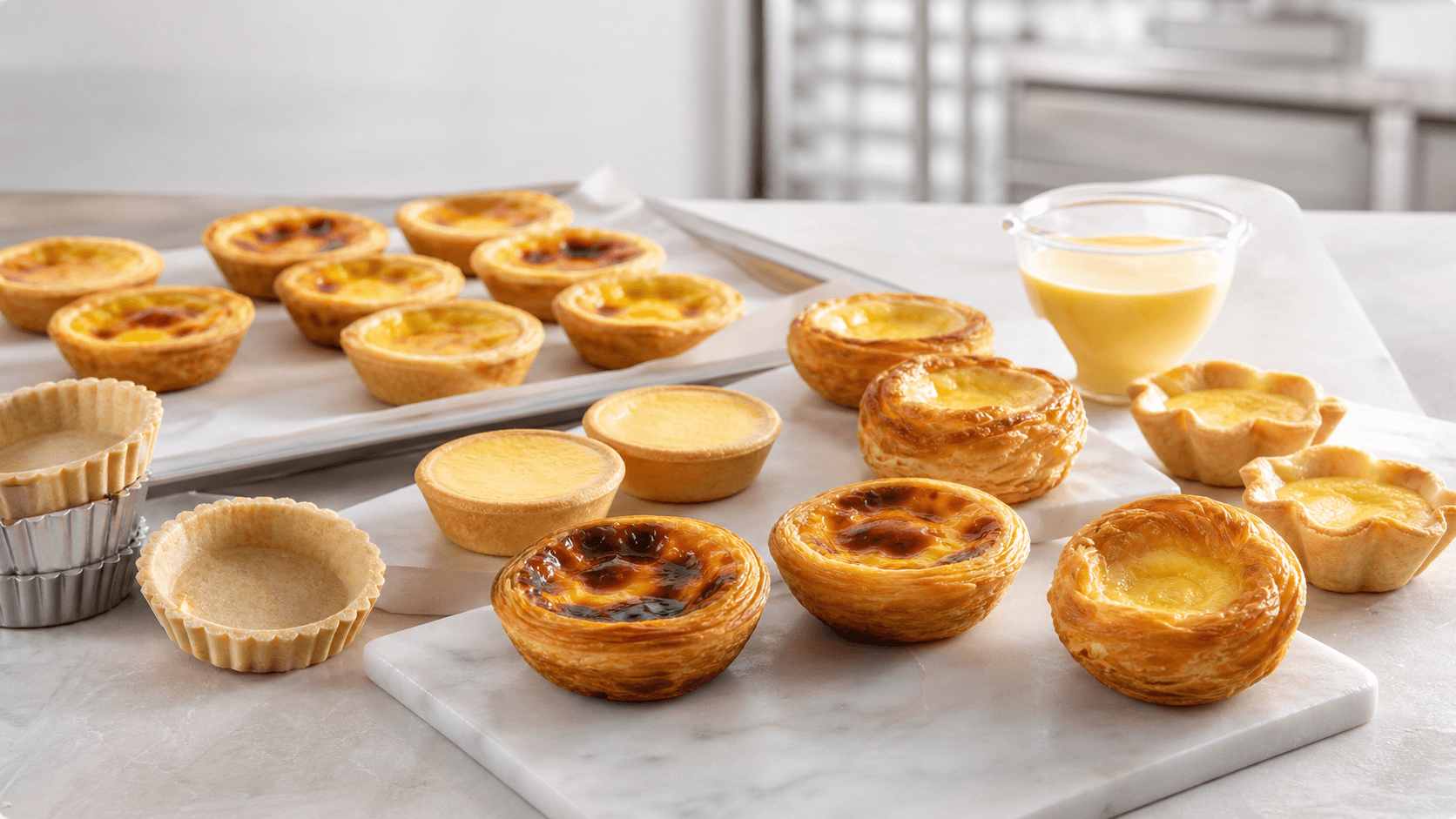 Egg tart shells and filling solutions for B2B buyers