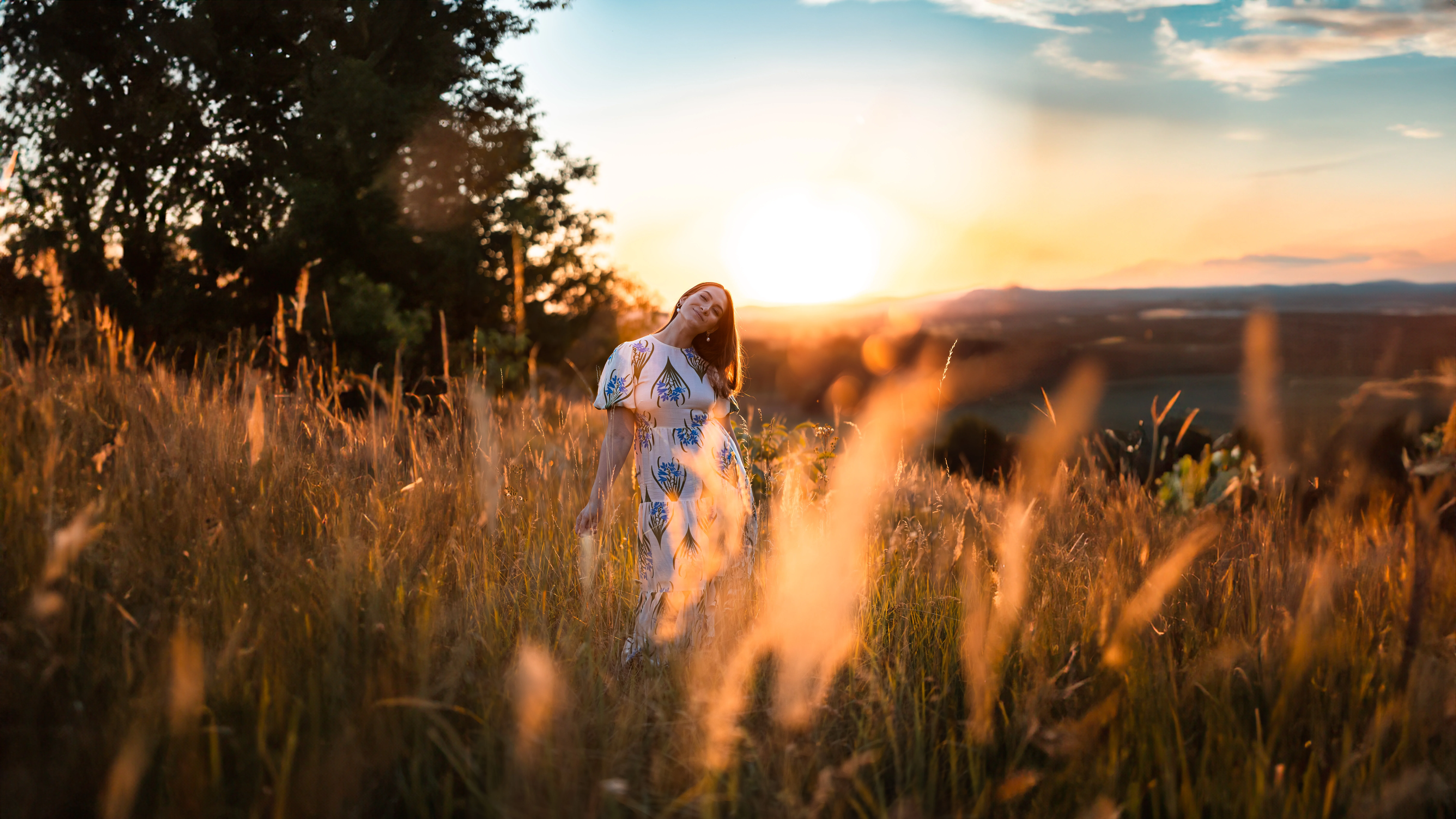 Portréfotózás portfólió - természetes fény aranyóra