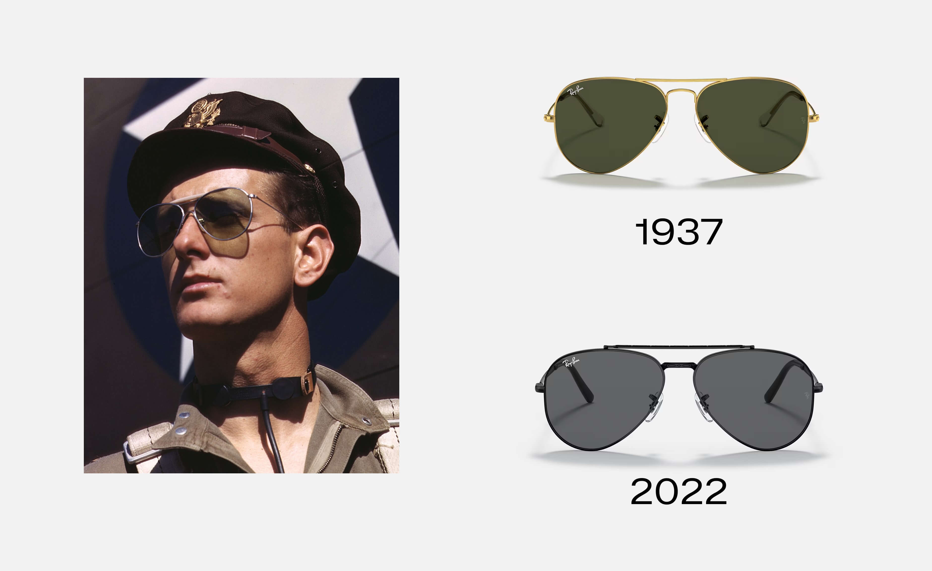 Side-by-side comparison - Ray-Ban Aviators