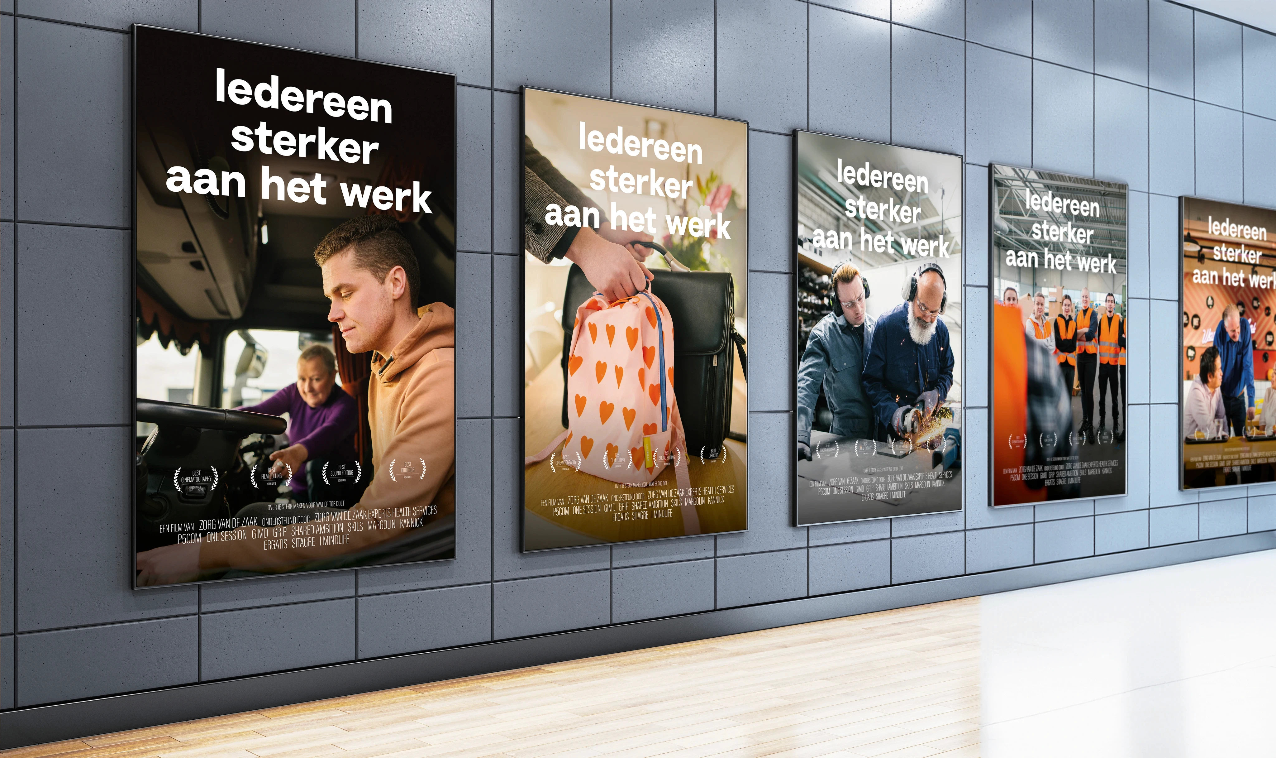 Grafisch Ontwerp Zorg van de Zaak posters