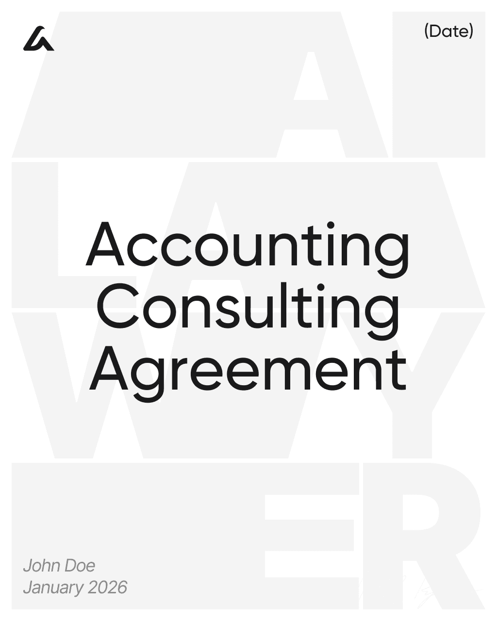 Accounting Consulting Agreement