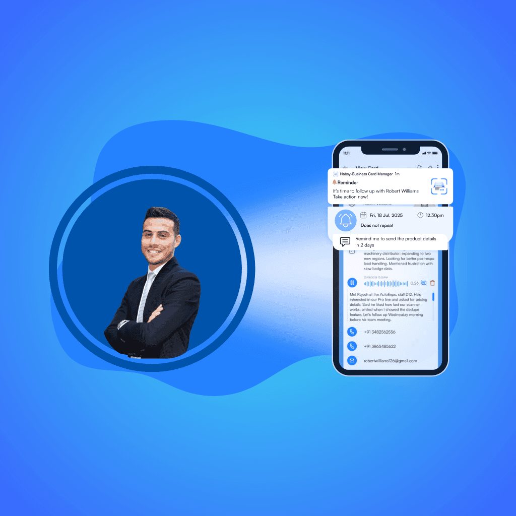 Habsy Business Card manger for sales team