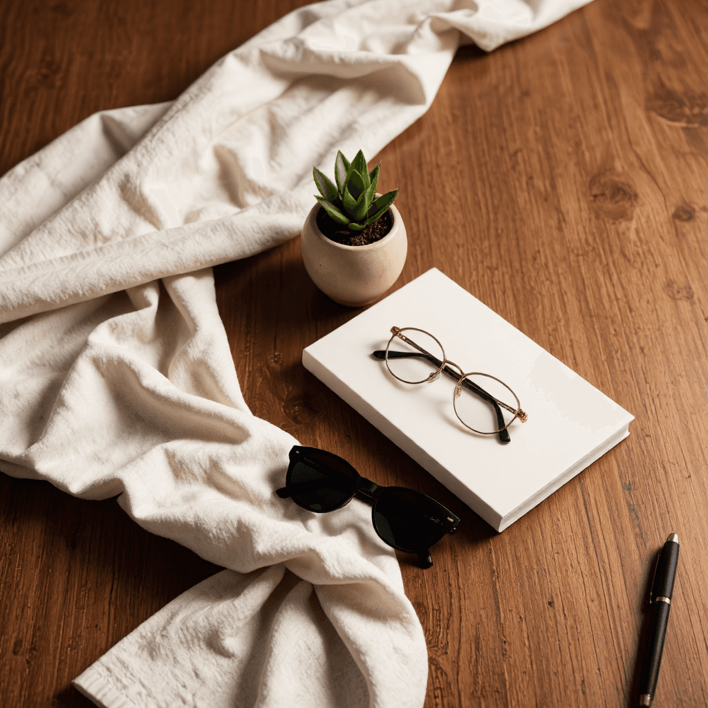 product photography of eyeglasses