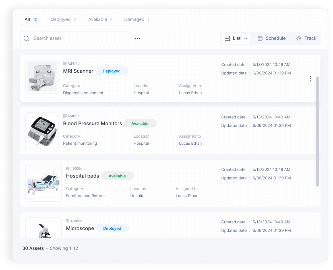 Healthcare inventory management
