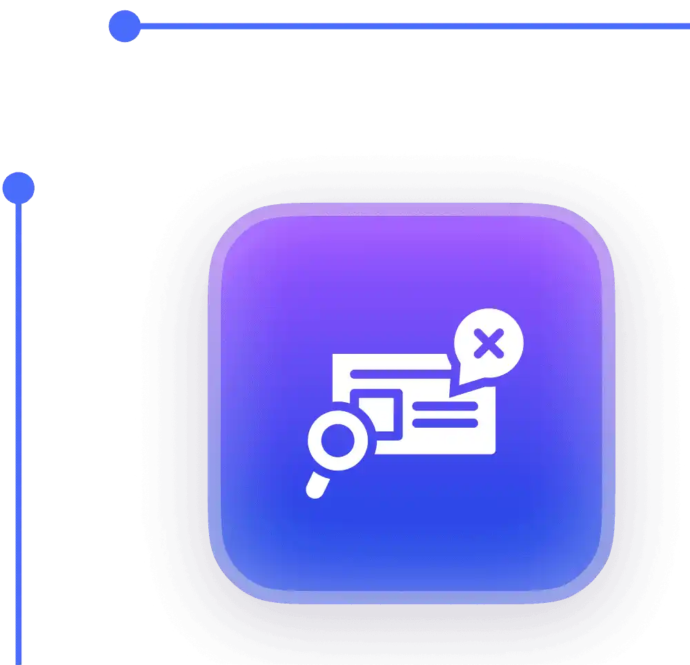 RiskProfiler misinformation takedown monitoring icon