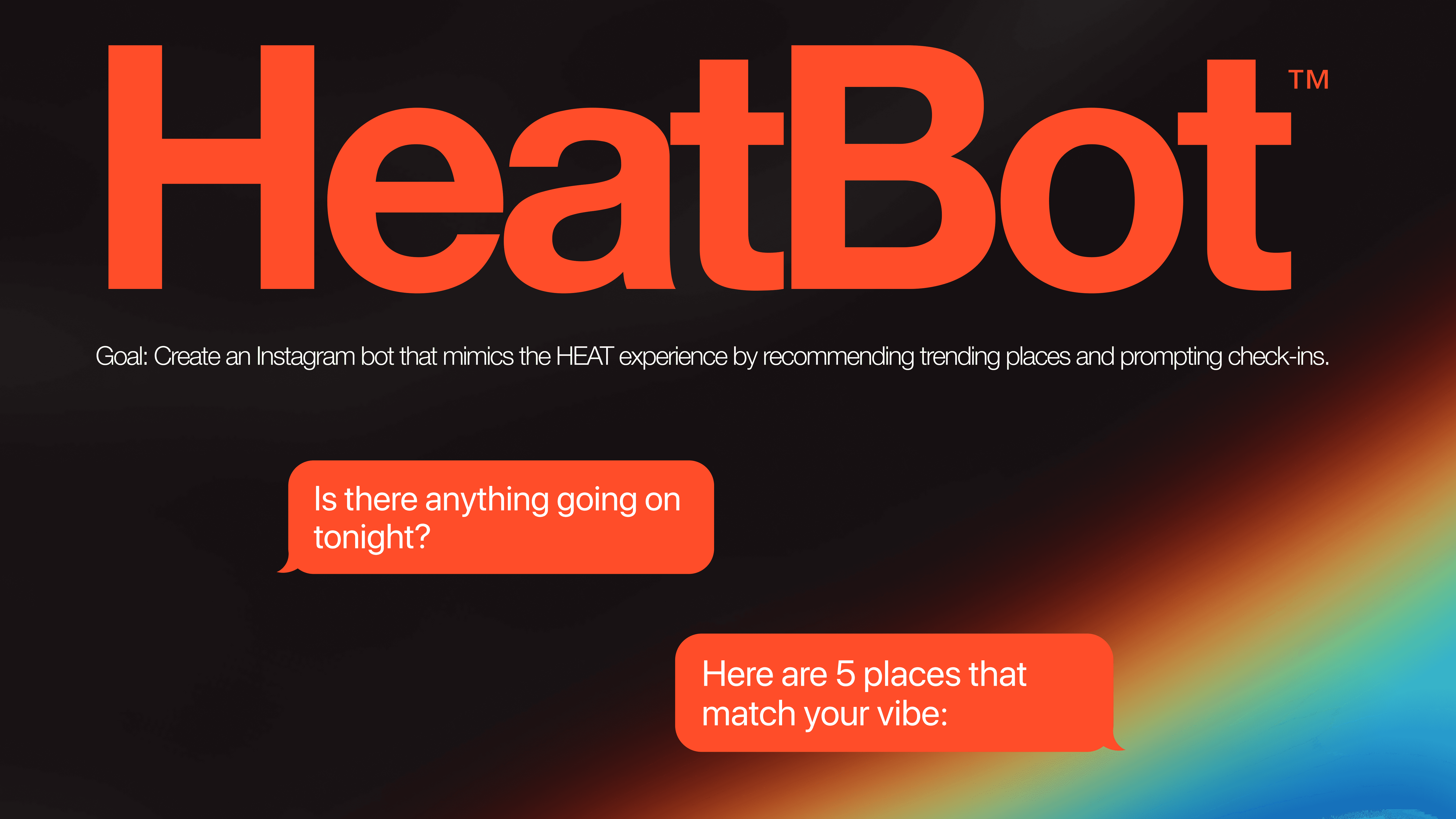 Heat Bot chat screenshot