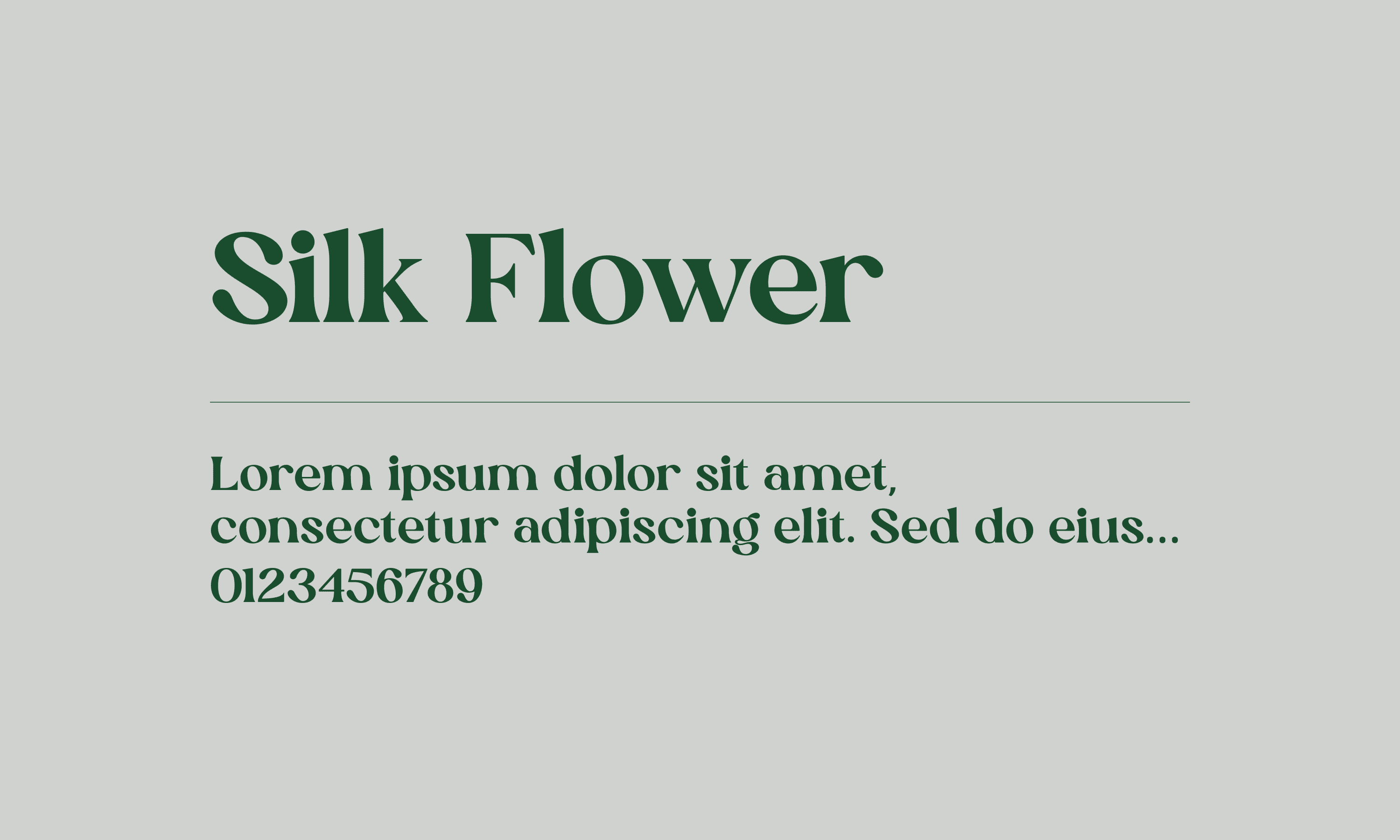 Silk Flower