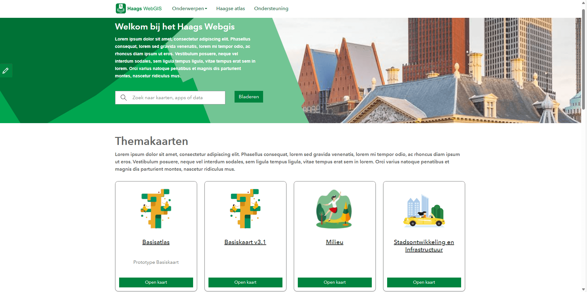 WebGIS portal