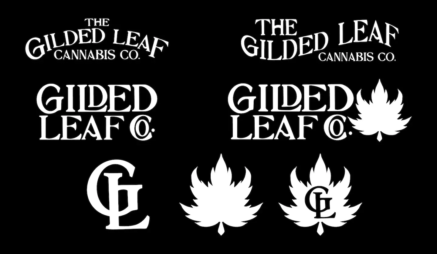 Gilded Leaf Cannabis Co Branding Kit