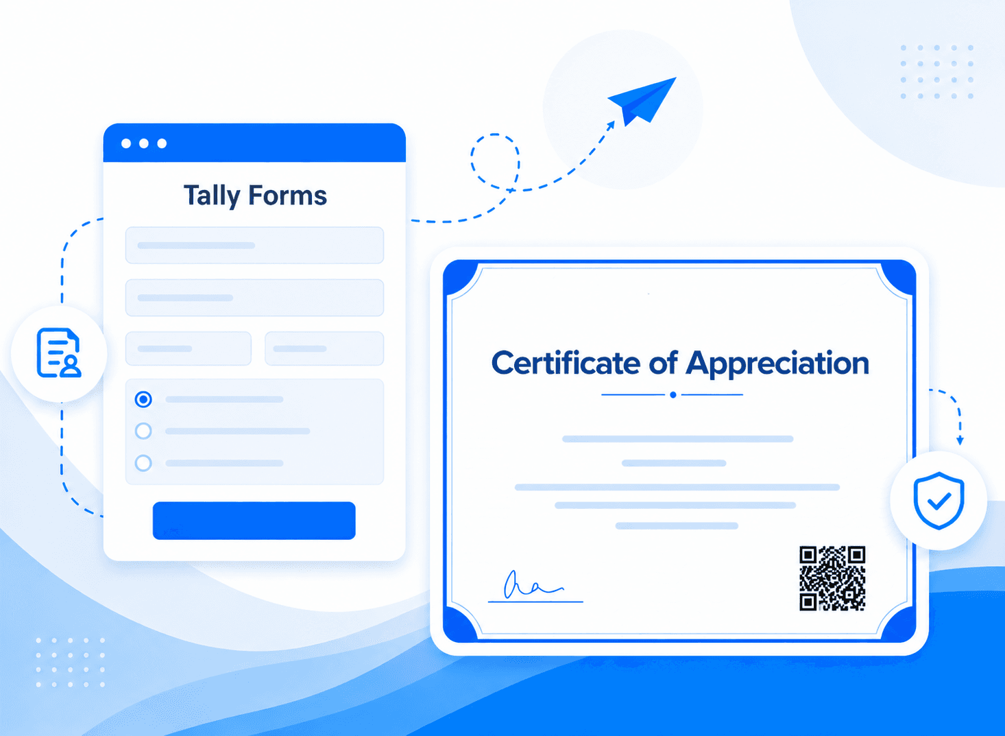 Certificate for Tally Forms
