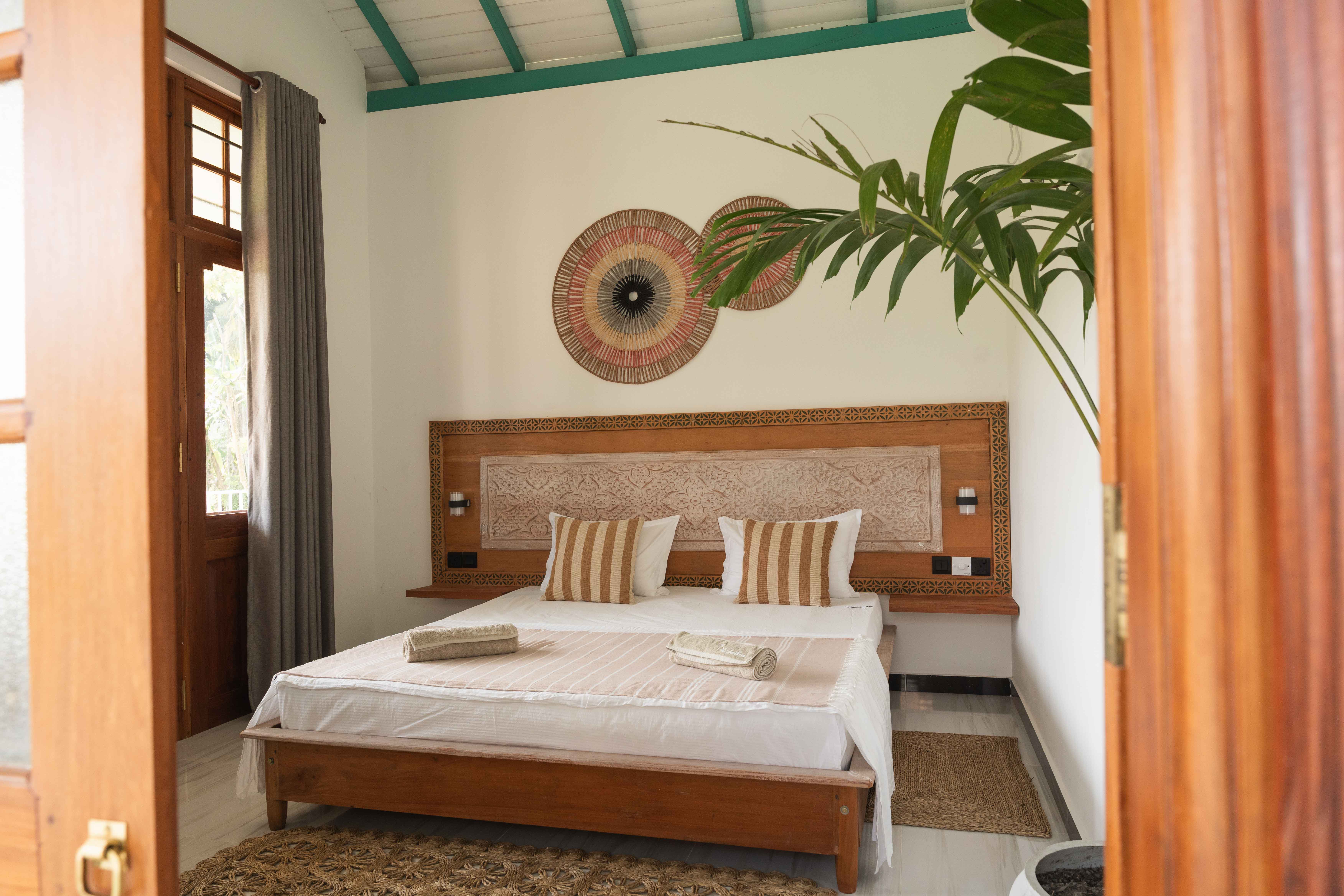 one of the rooms in the surf camp