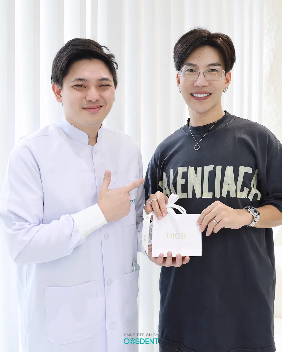 เคสทำวีเนียร์ หมอเช็ค cosdent smile design