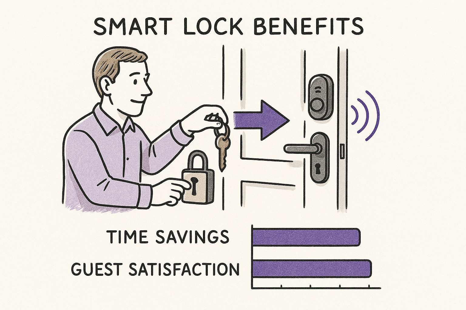 Infographic about digital transformation in hospitality