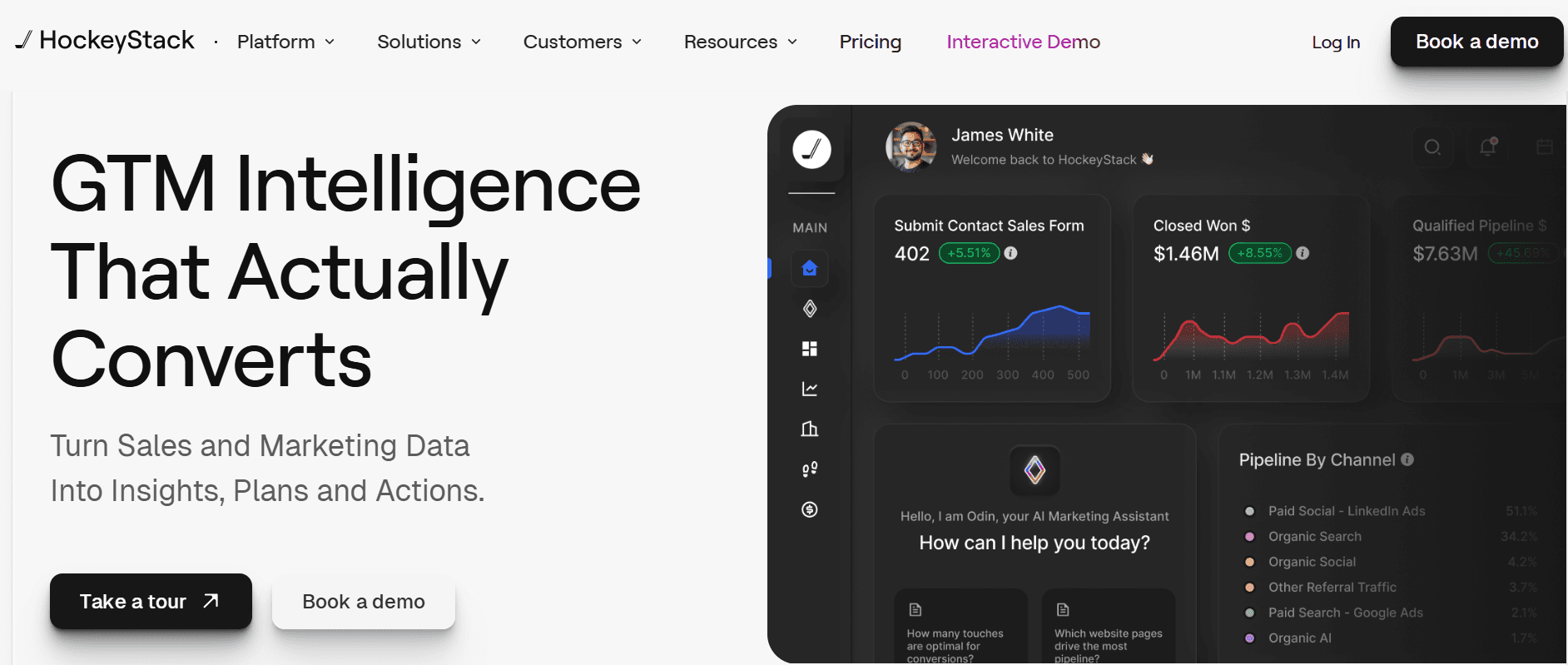 hockeystack - Top AI Agents for Go-to-market Strategies