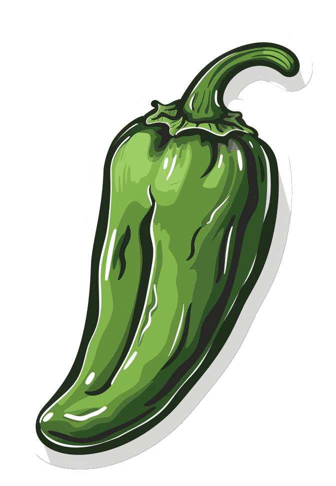 vector green pepper