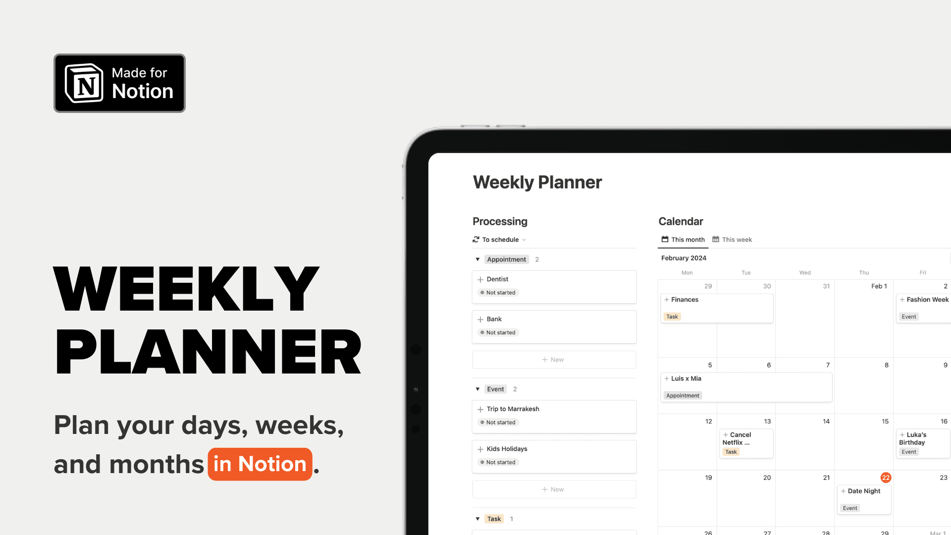 The 15 Best Daily, Weekly and Monthly Notion Planner Templates