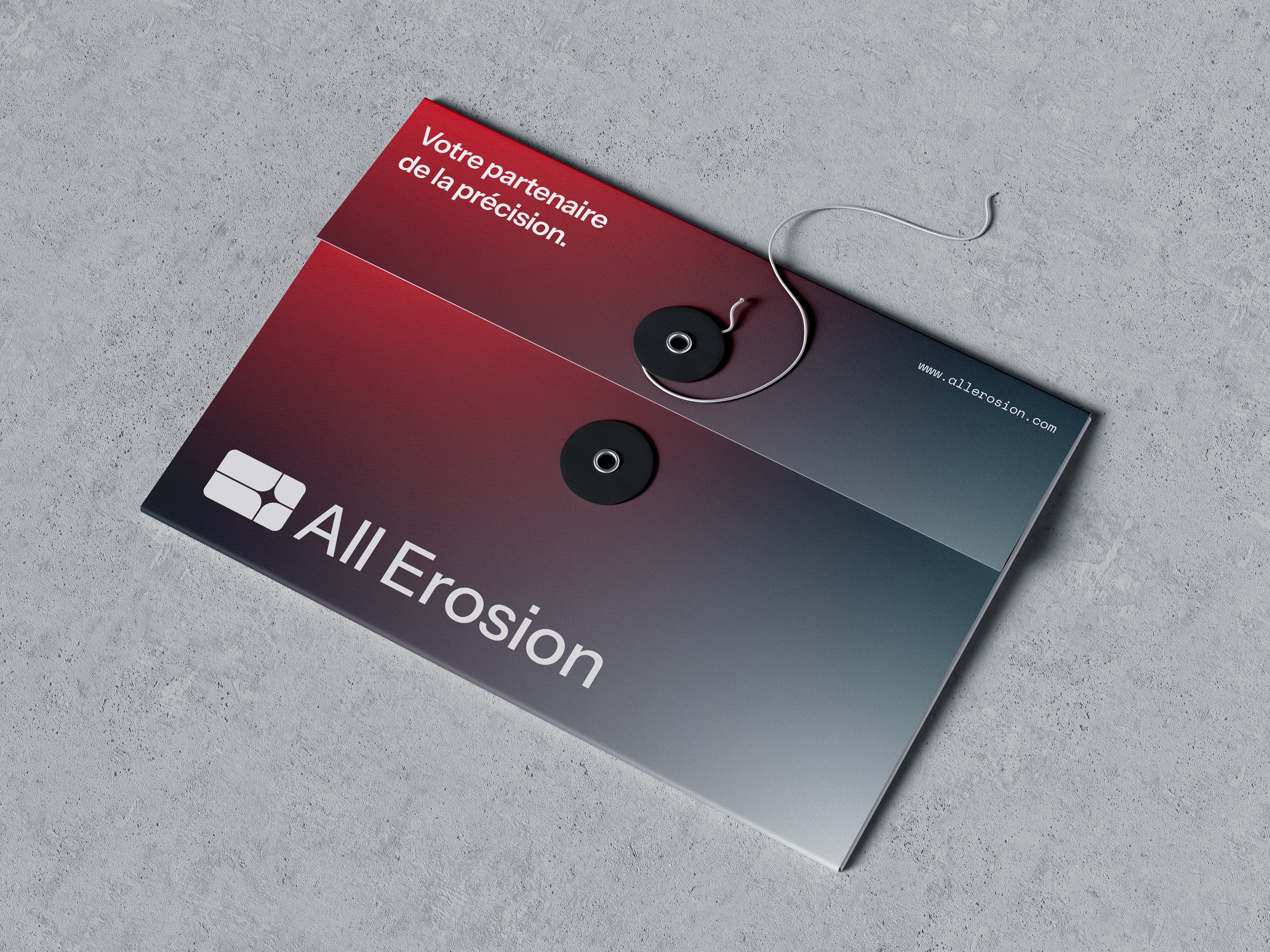All Erosion Identité Visuelle Enveloppe Thom Studio