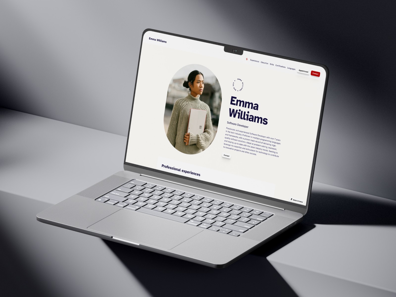 CareerCanva — 彩色排版感作品集网站设计灵感