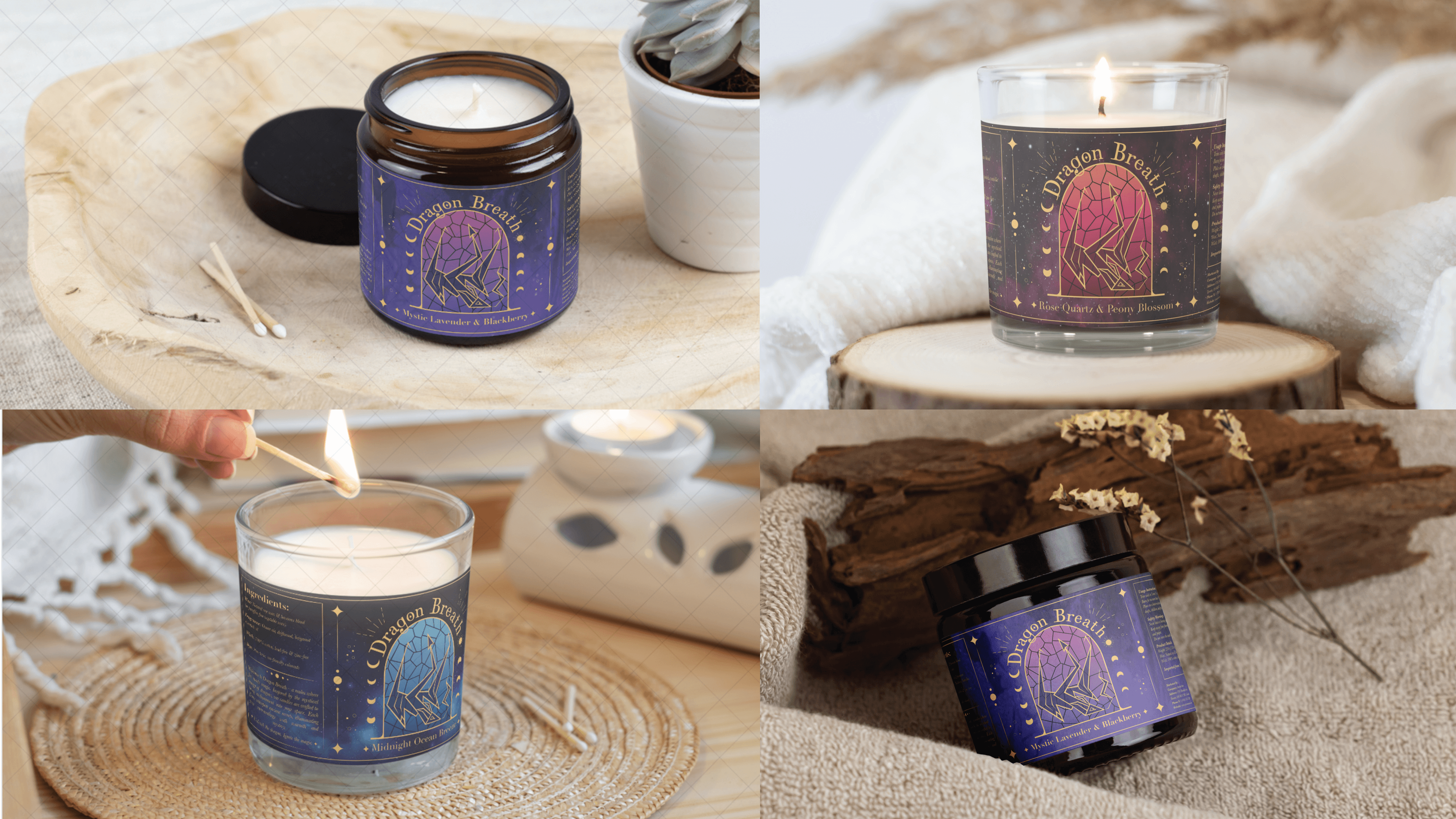 Scented Candles Mock Ups