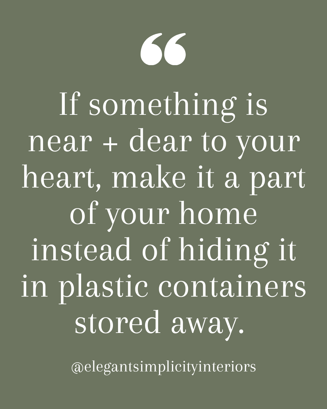 Quote by Sherri Monte, a professional organizer, emphasis how to remove clutter from your home in a Bellevue, Washington clients home.