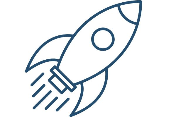 icon of a rocket ship