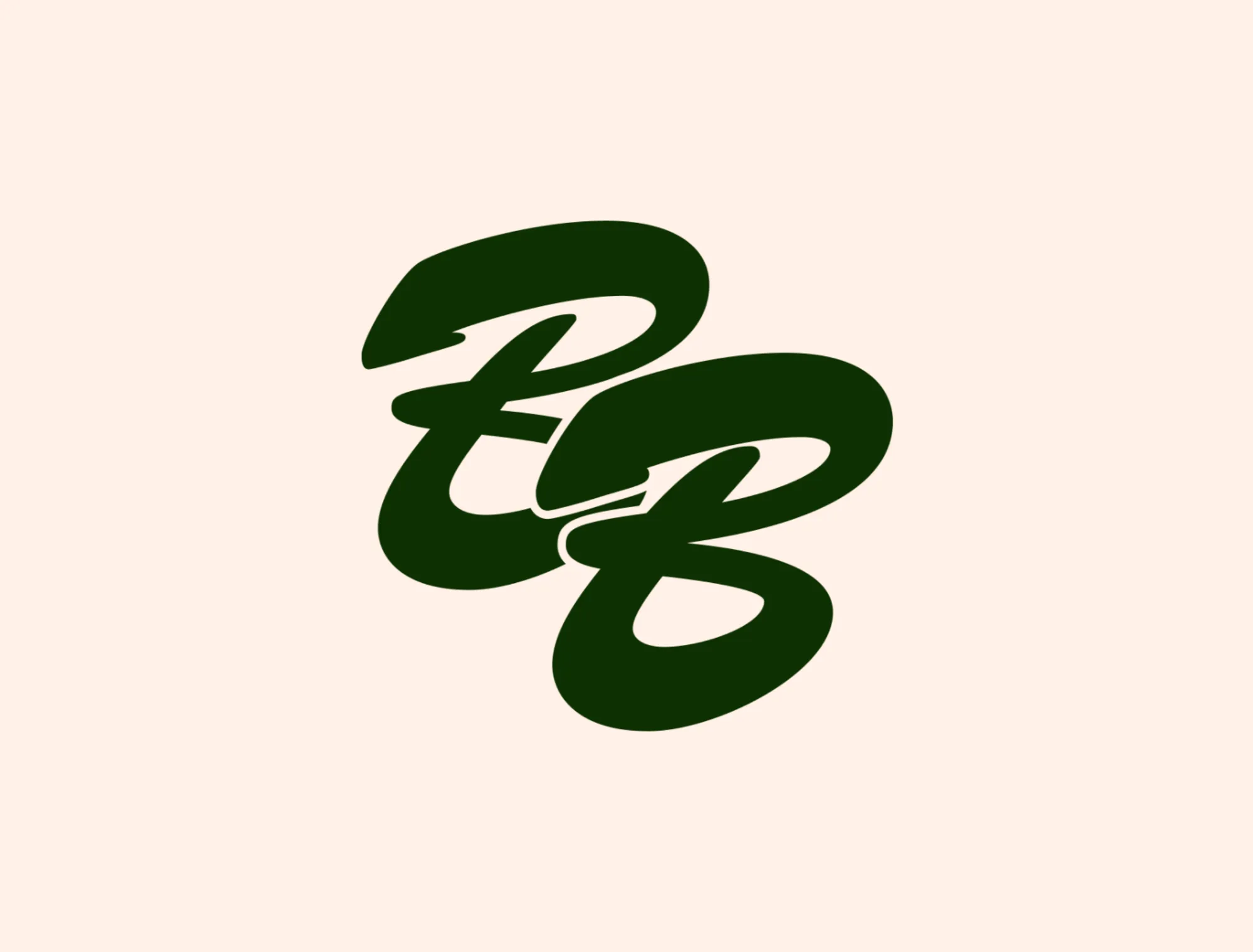 A BB monogram in a Brush Script font.