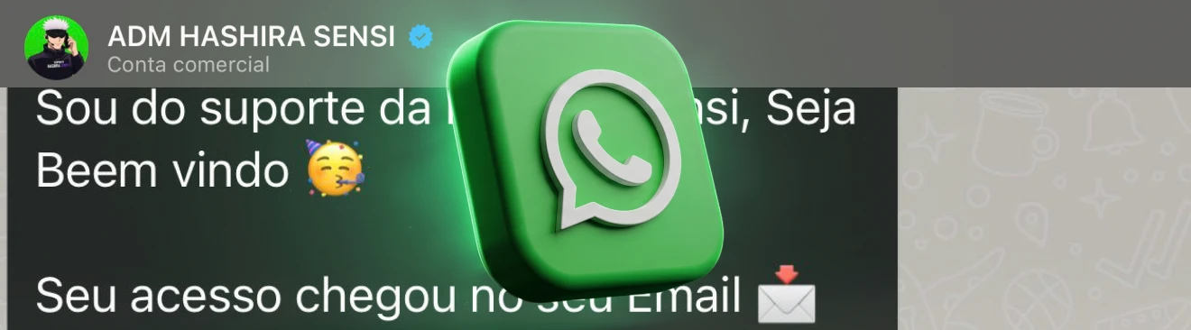 asso 1: você recebe o acesso no e-mail
