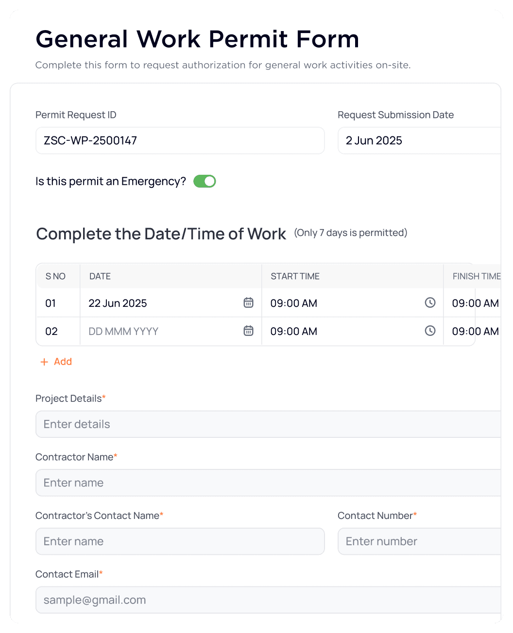 An image of Freelio's project ui