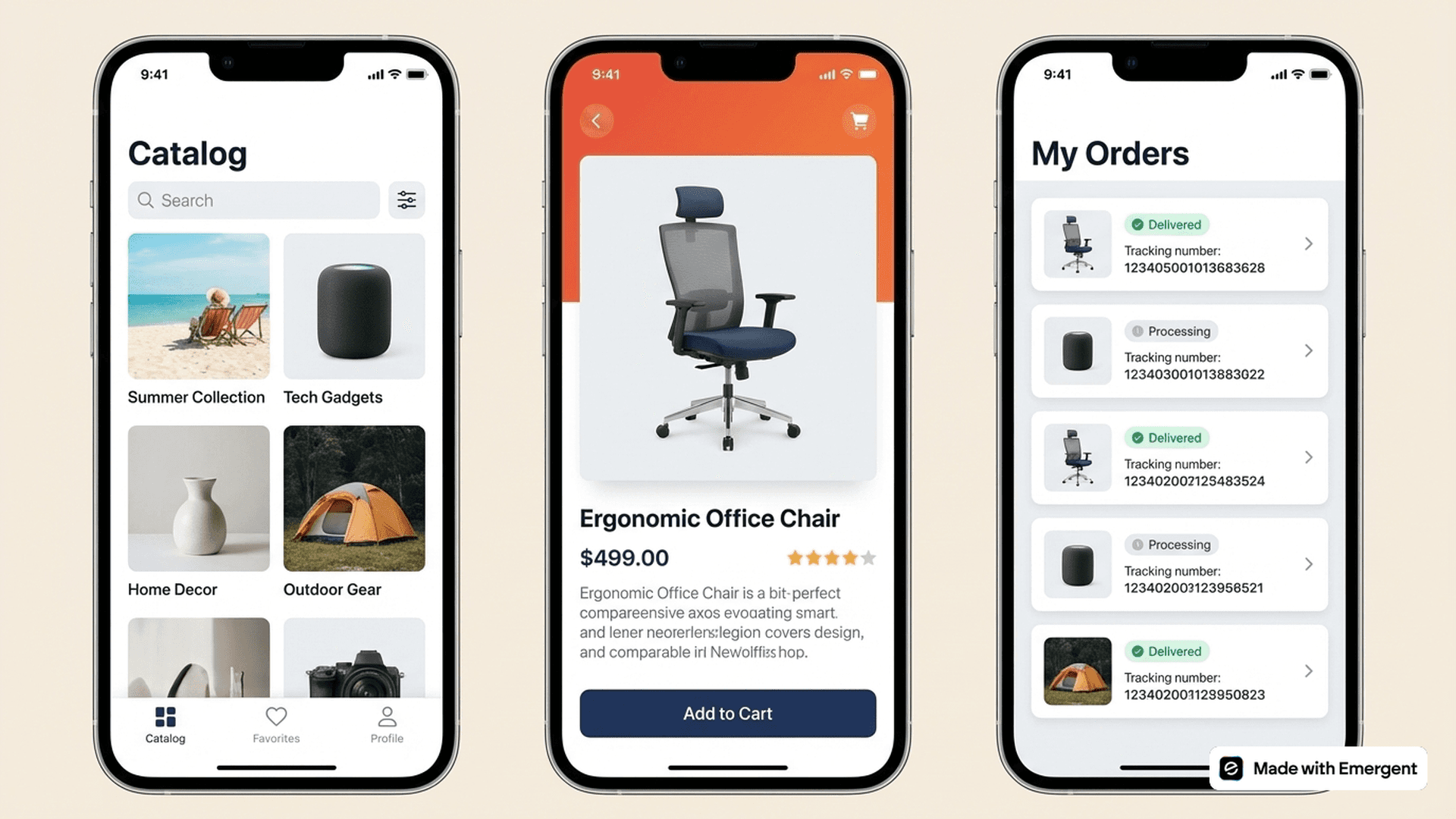 Catalog App Made with Emergent